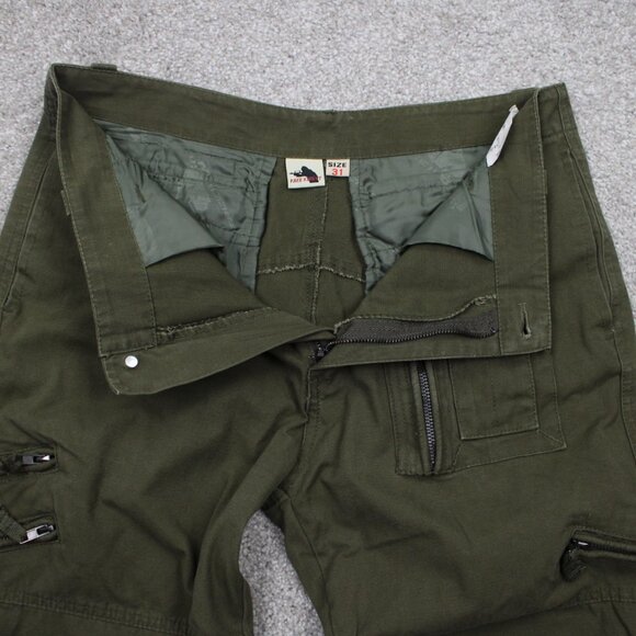 Free Knight Pants Mens 31 Olive Green Cargo tactical US Army Military 30" inseam - Picture 11 of 15